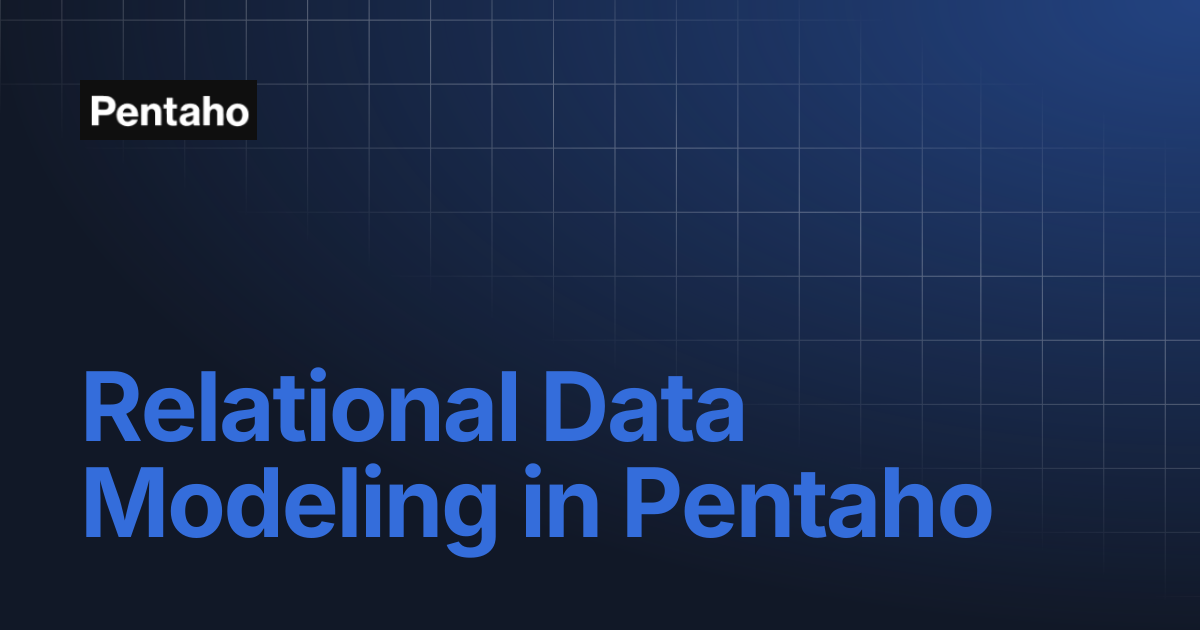 Relational Data Modeling in Pentaho | 10.2 Installation | Pentaho