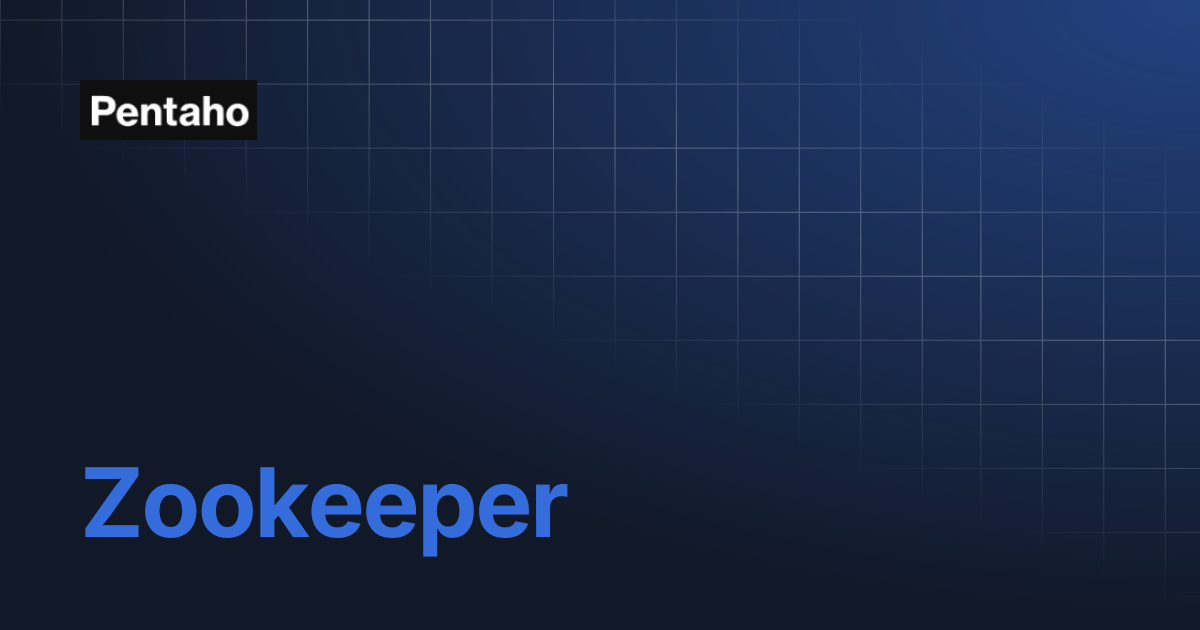 Zookeeper | 9.3 Installation | Pentaho